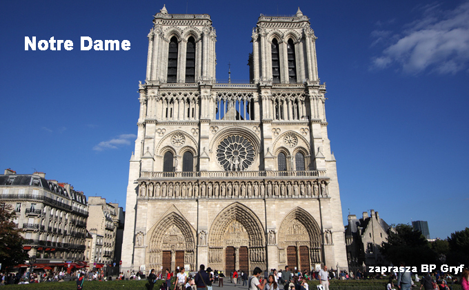 Paryż atrakcje Notre Dame